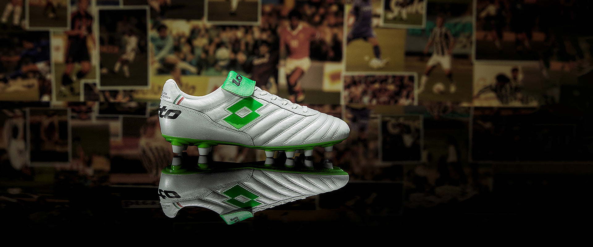Lotto Stadio OG Player Icon x 50 Years Edition - White/Green
