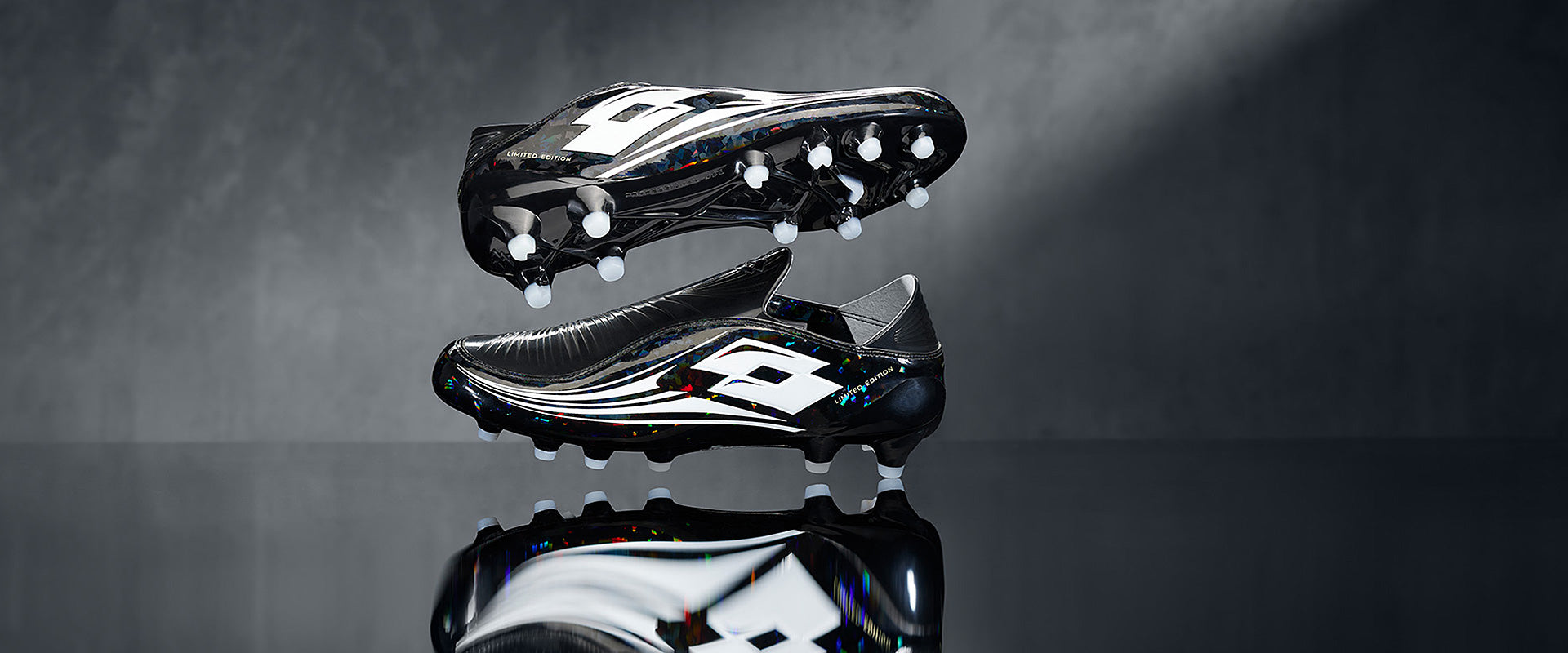 Lotto Zhero Gravity OG x 50 Years Edition - Black/White - Mens Boots