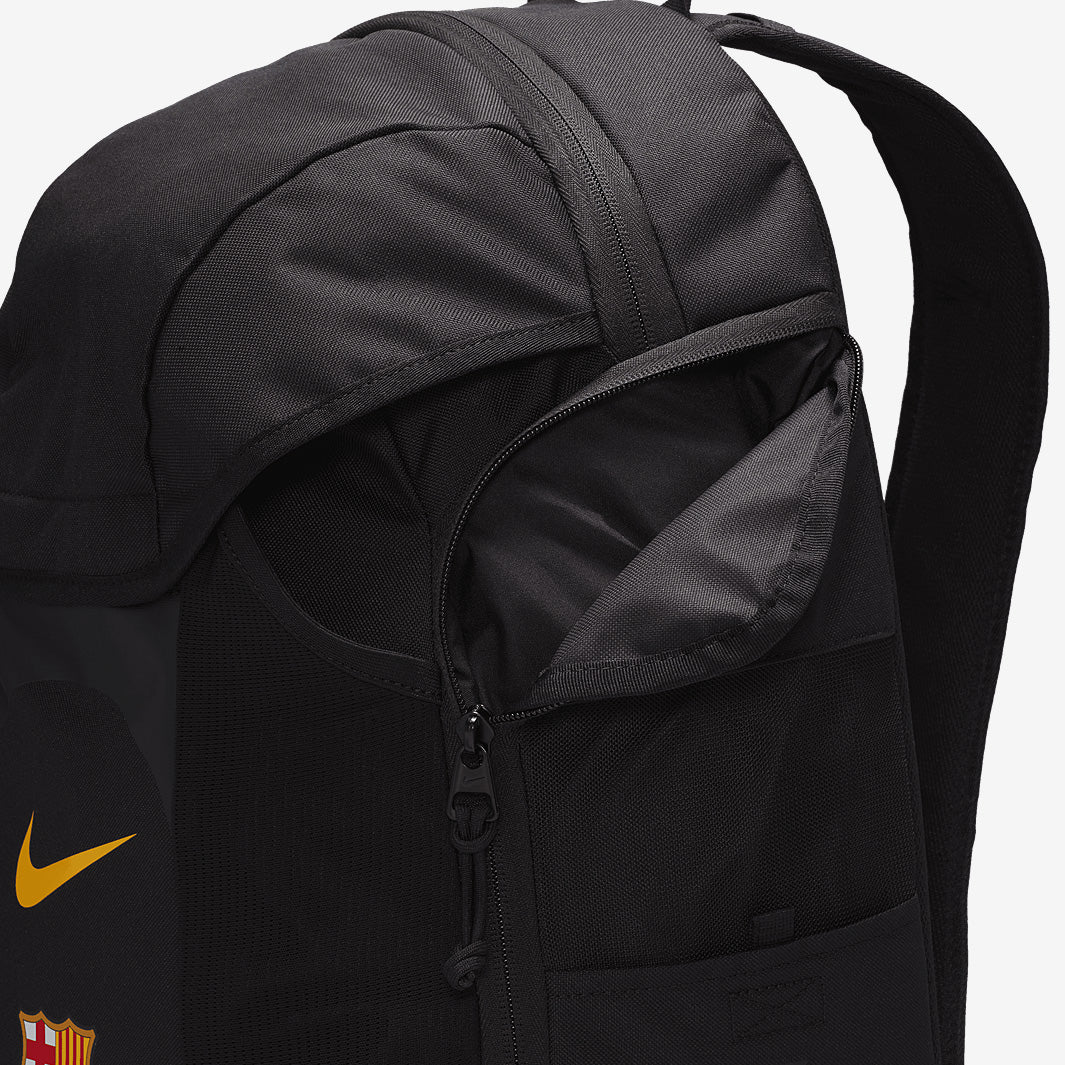 Nike FC Barcelona Academy Backpack 2.3 - Black/Black/Armarillo