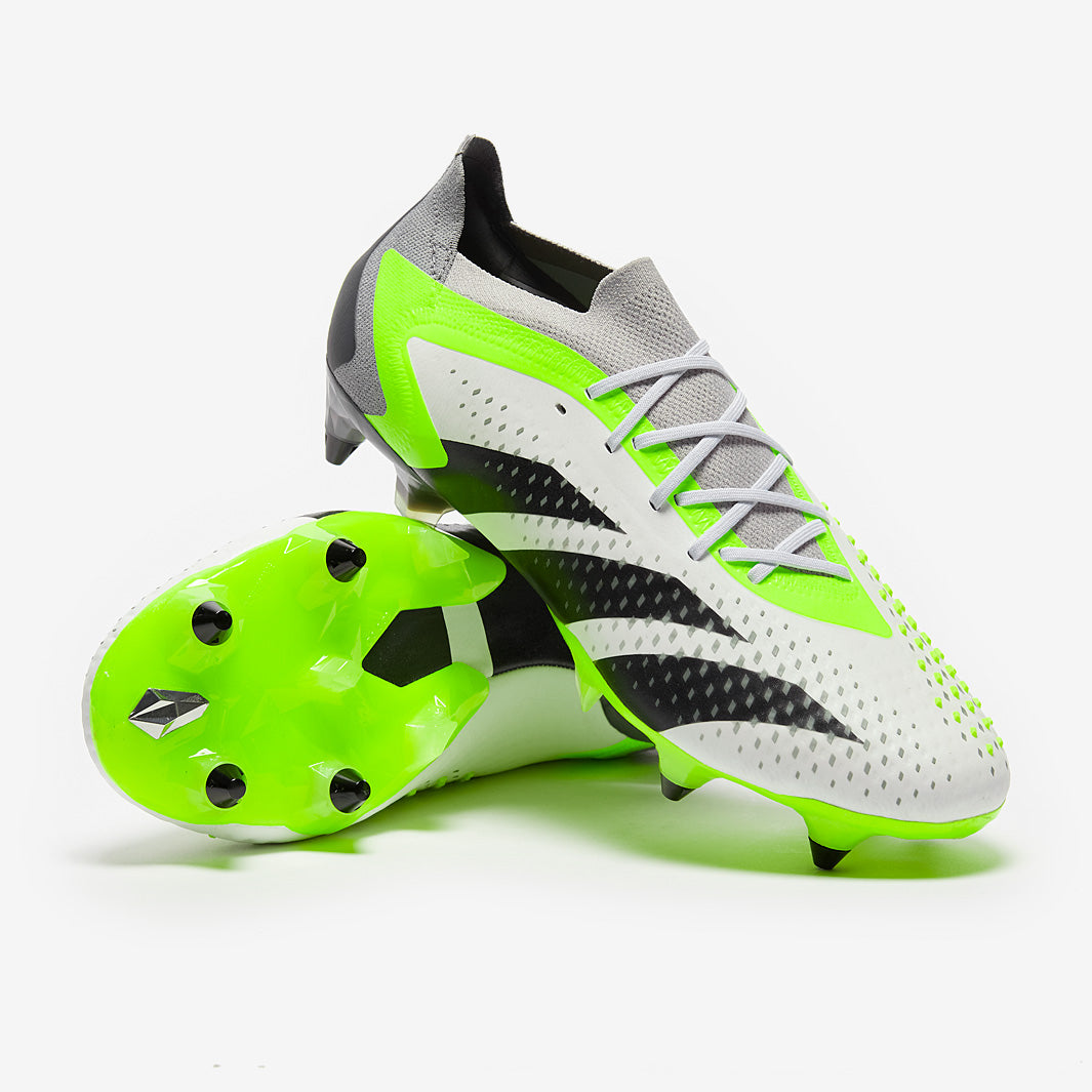 adidas Predator Accuracy.1 Low SG - White/Core Black/Lucid Lemon