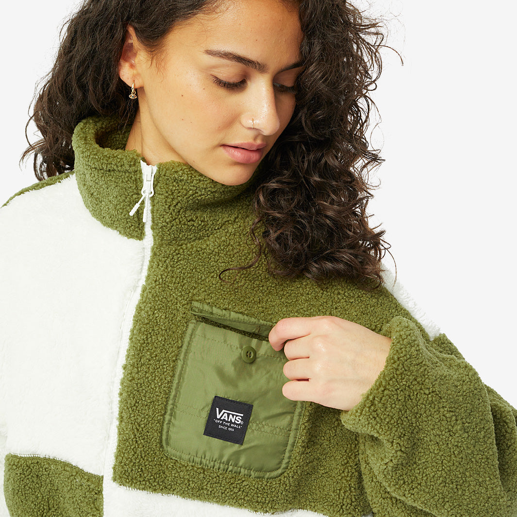 Vans Womens Avondale Jacket - Digital Dementia/Olive Branch - Tops
