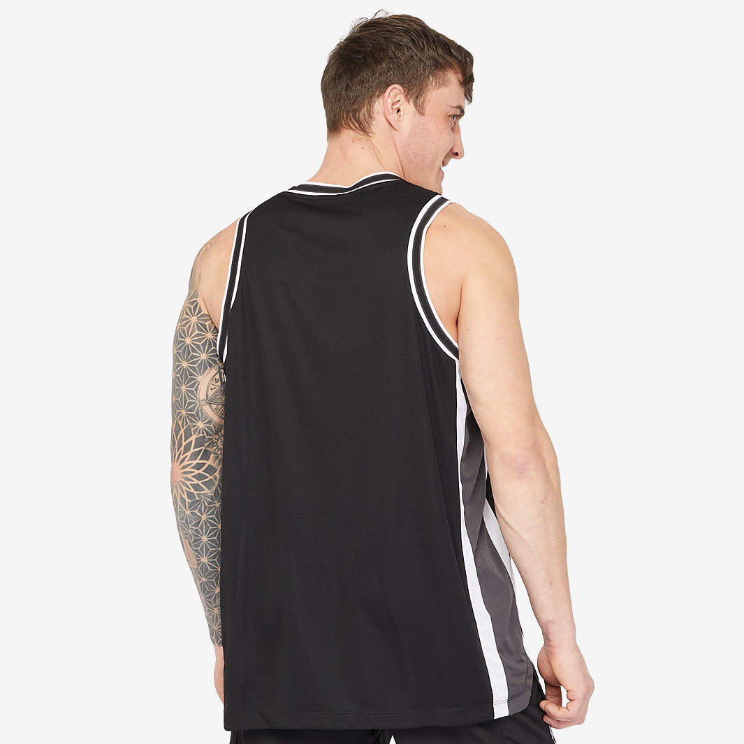 Macron Barbarians 23/24 Training Basketball Singlet - Black - Mens