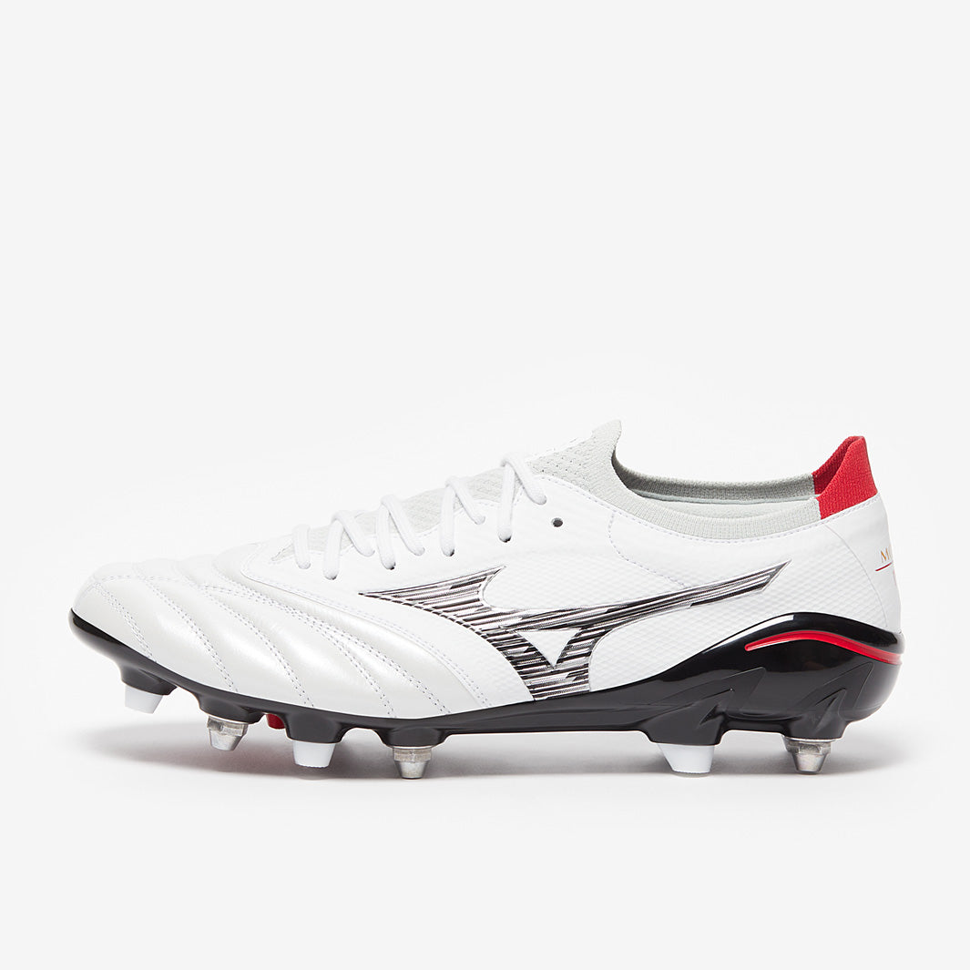 Mizuno Morelia Neo II Made in Japan SG - White/Wave Cup Blue/Cyber