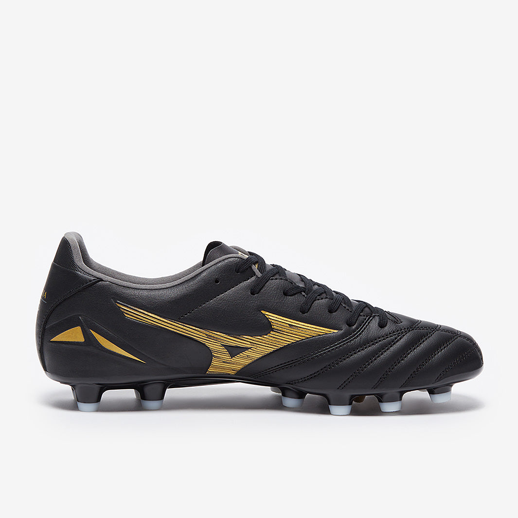 Mizuno Morelia Neo IV Pro FG - Black/Gold - Mens Cleats
