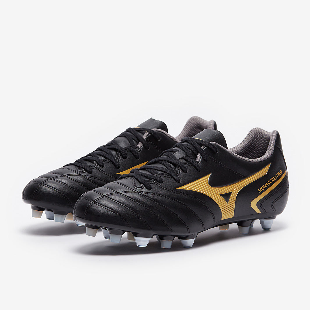 Mizuno Monarcida Neo II Select SG Mix - Black/Gold - Mens Boots