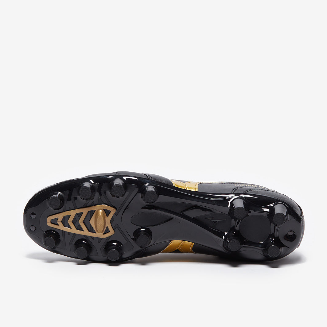Mizuno Morelia II Pro FG - Black/Gold/Dark Shadow - Mens Boots