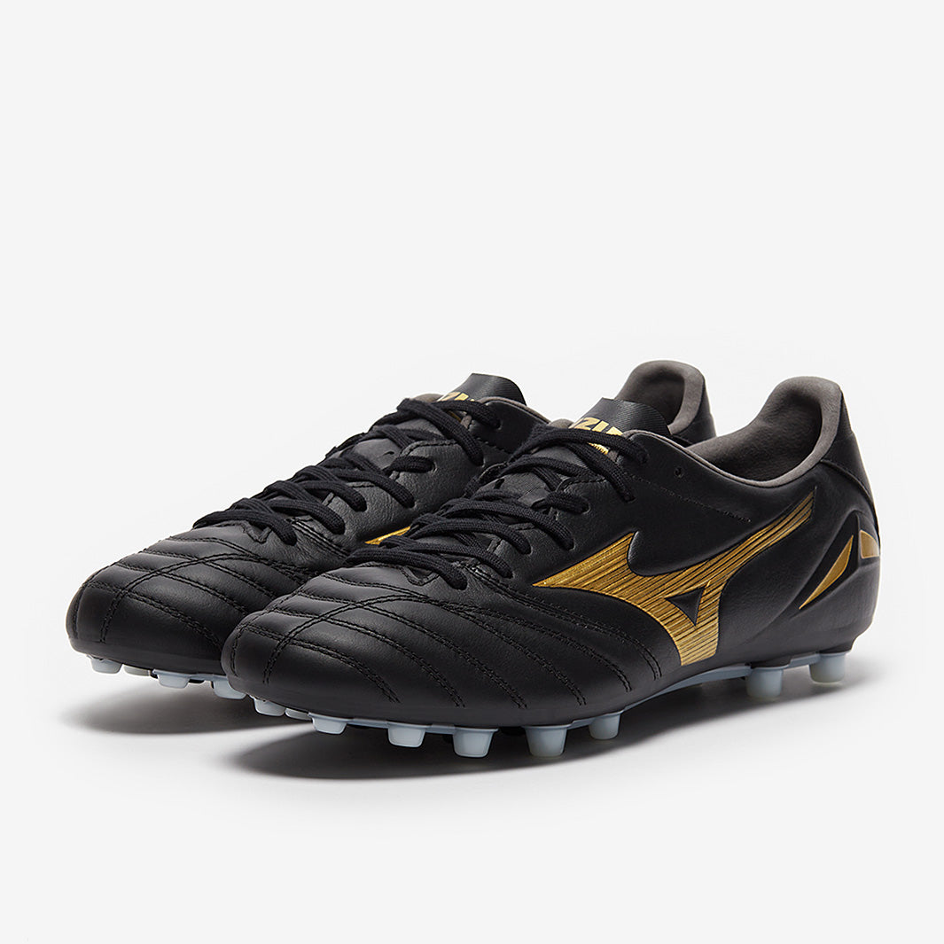Mizuno Morelia Neo IV Pro AG - Black/Gold - Mens Boots