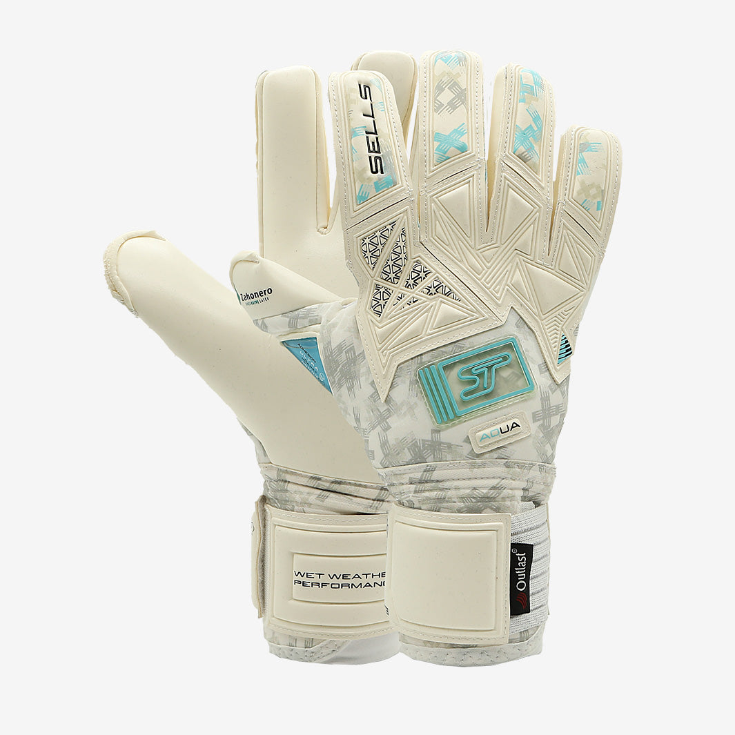 Sells Total Contact Aqua Pure Guard - White/Aqua Blue - Mens GK Gloves