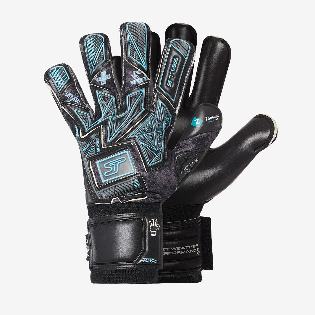 Sells Total Contact Aqua Pure Guard - White/Aqua Blue - Mens GK Gloves
