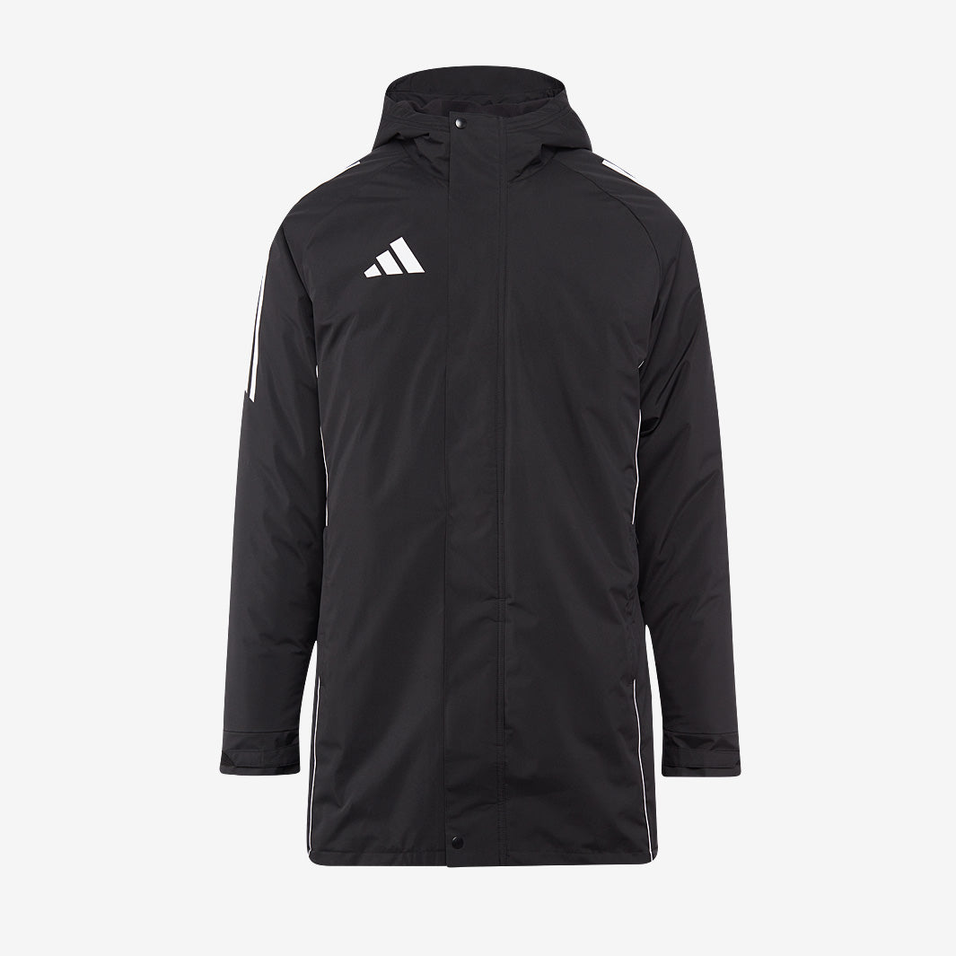 adidas Tiro 24 Parka - Black/White - Mens Football Teamwear