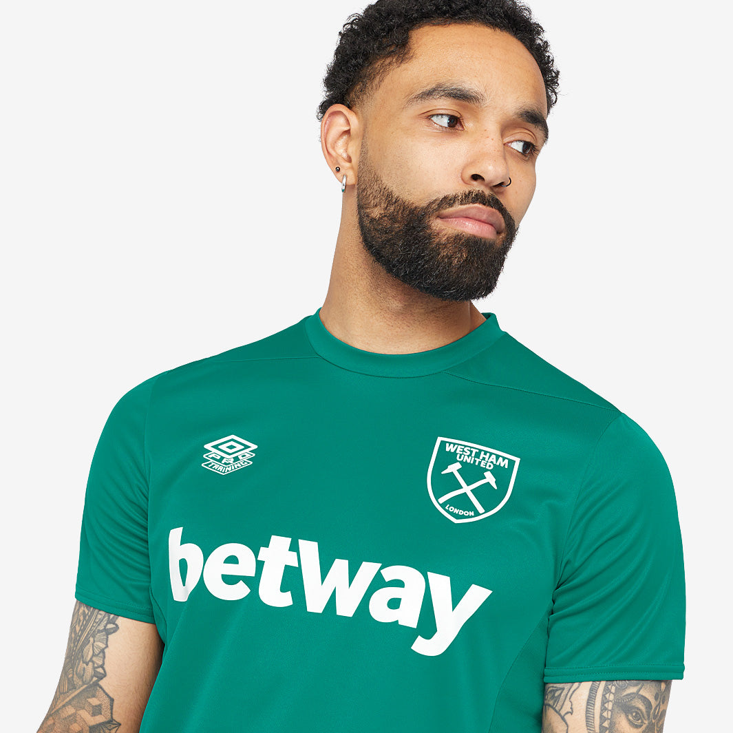 Umbro West Ham United 23/24 Training Shirt - Alexandrite/Shaded