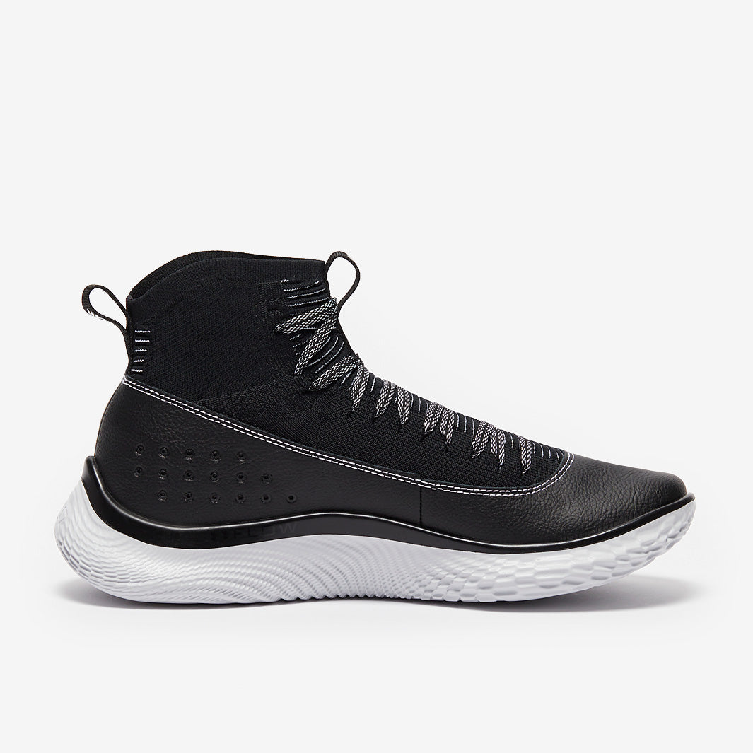 Under Armour Curry 4 FloTro - Black/Halo Grey/White - Mens Shoes