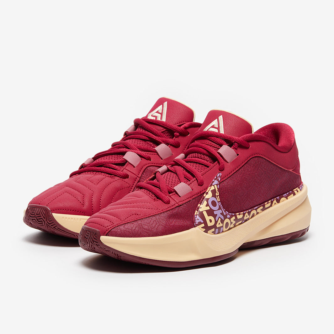 Nike Zoom Freak 5 - Noble Red/Ice Peach/Desert Berry - Mens Shoes