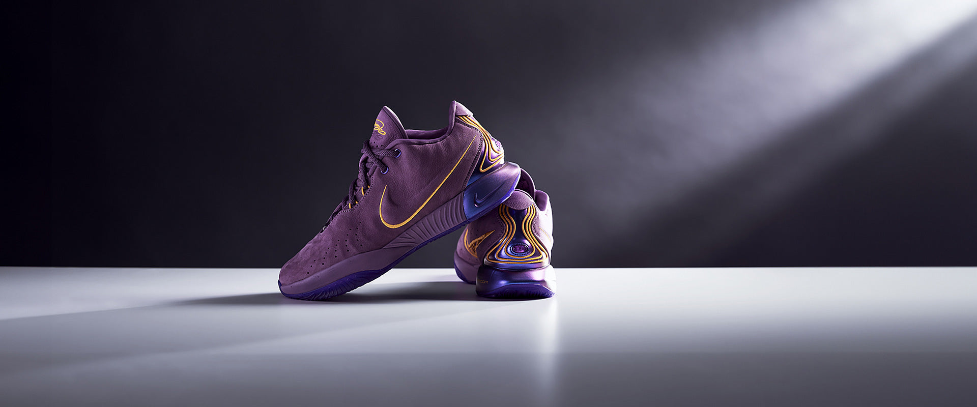 Nike LeBron 21 - Violet Dust/University Gold - Mens Shoes