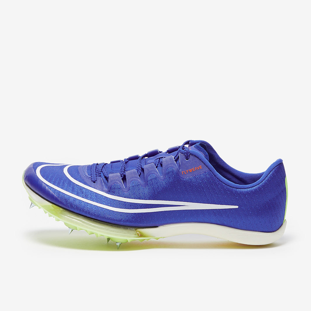 NIKE Air Zoom Max fly ホワイト ブルー Nike Air Zoom Maxfly - Racer Blue/White-Lime Blast - Mens Shoes