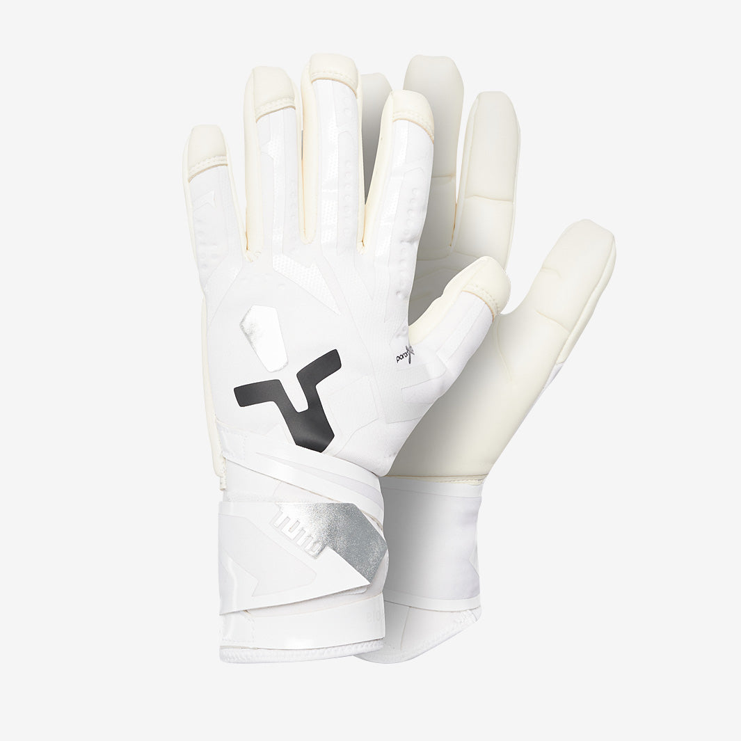 Tuto Secutor Pro - White/Black/Silver - Mens GK Gloves