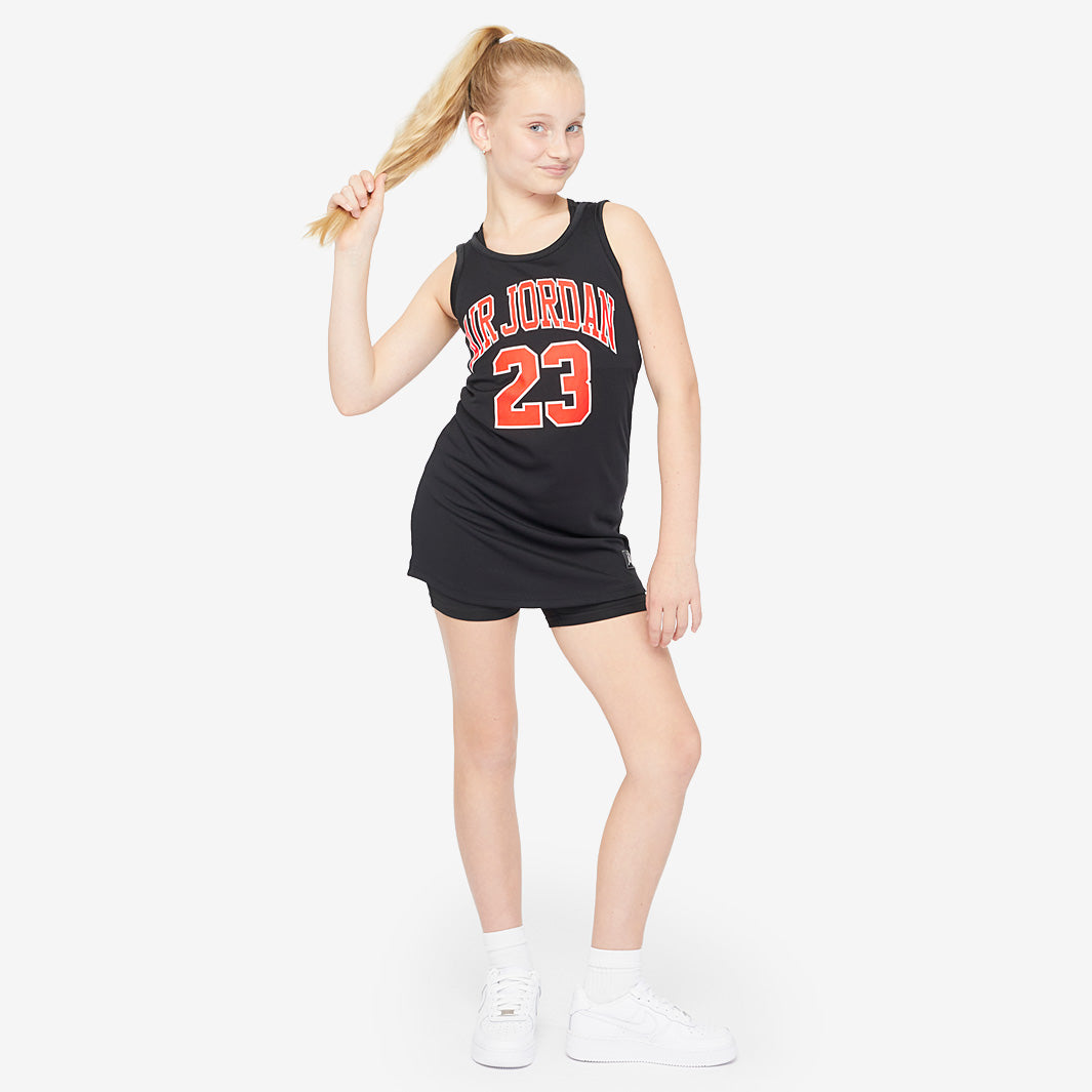 Jordan Older Kids Jersey Dress (8-15Y) - Black - Dresses