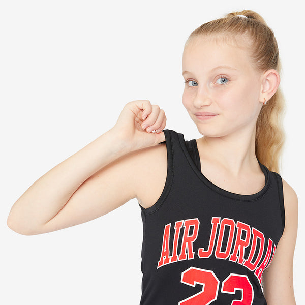 Jordan Older Kids Jersey Dress (8-15Y) - Black - Dresses