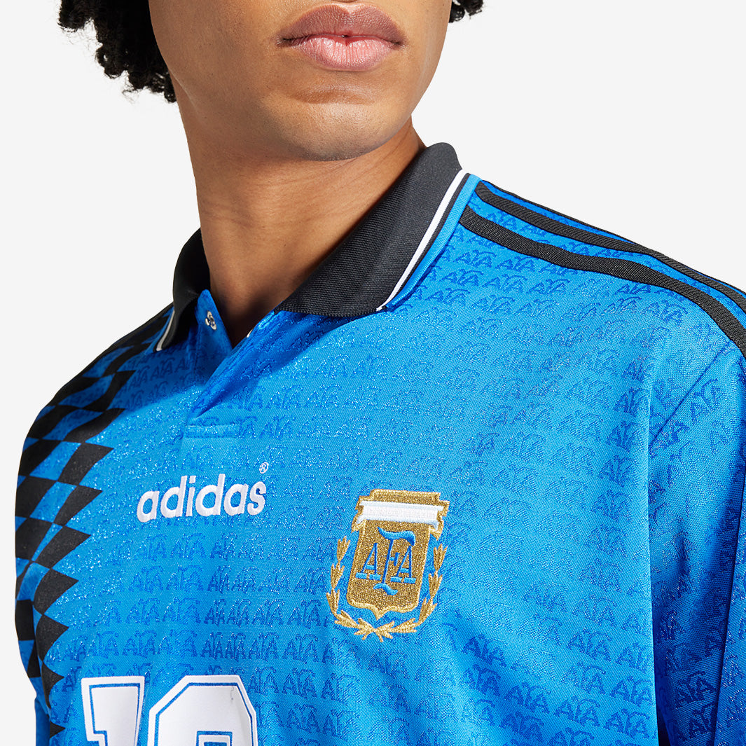 adidas originals Argentina 1994 Away Shirt - Blue - Mens Clothing