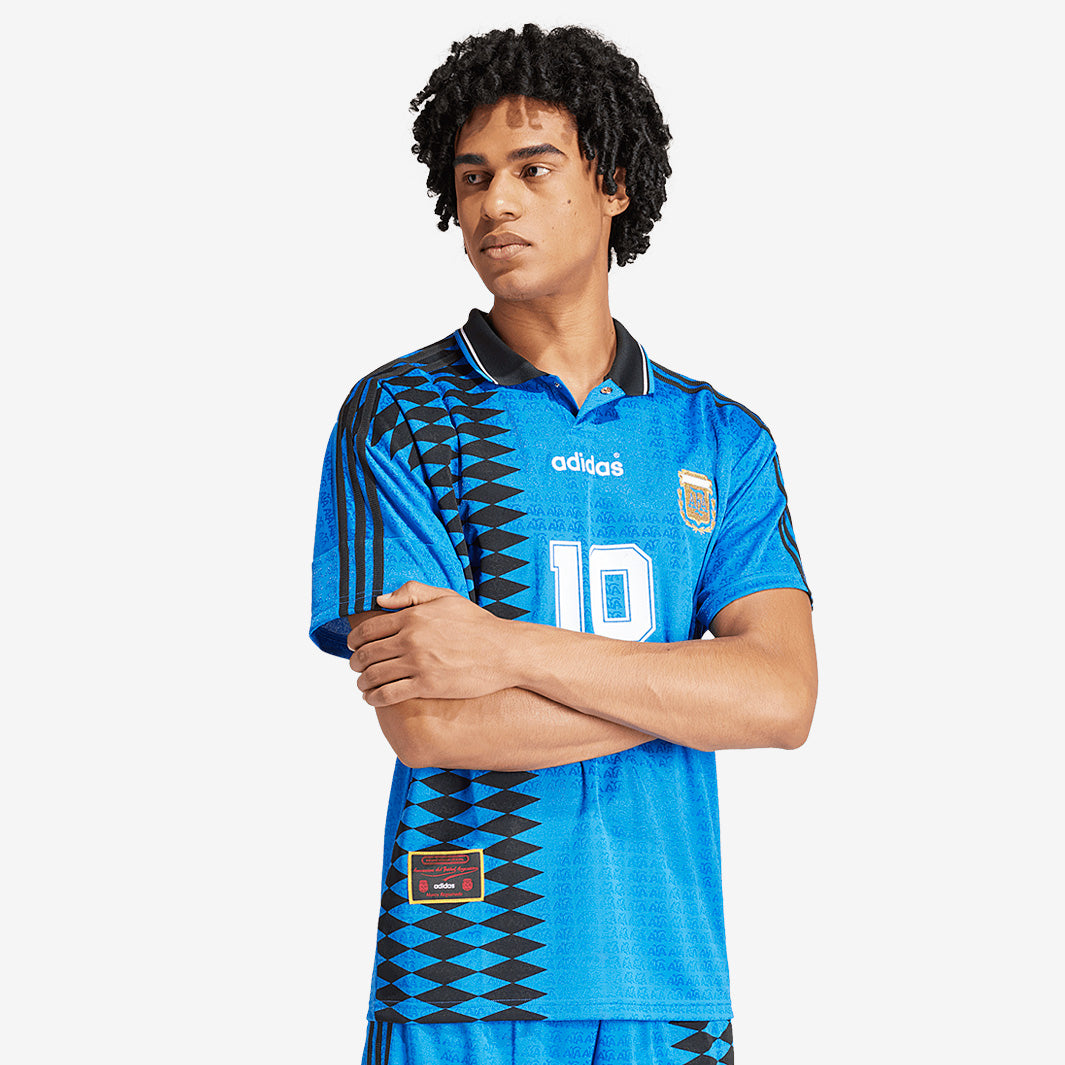 adidas originals Argentina 1994 Away Shirt - Blue - Mens Clothing