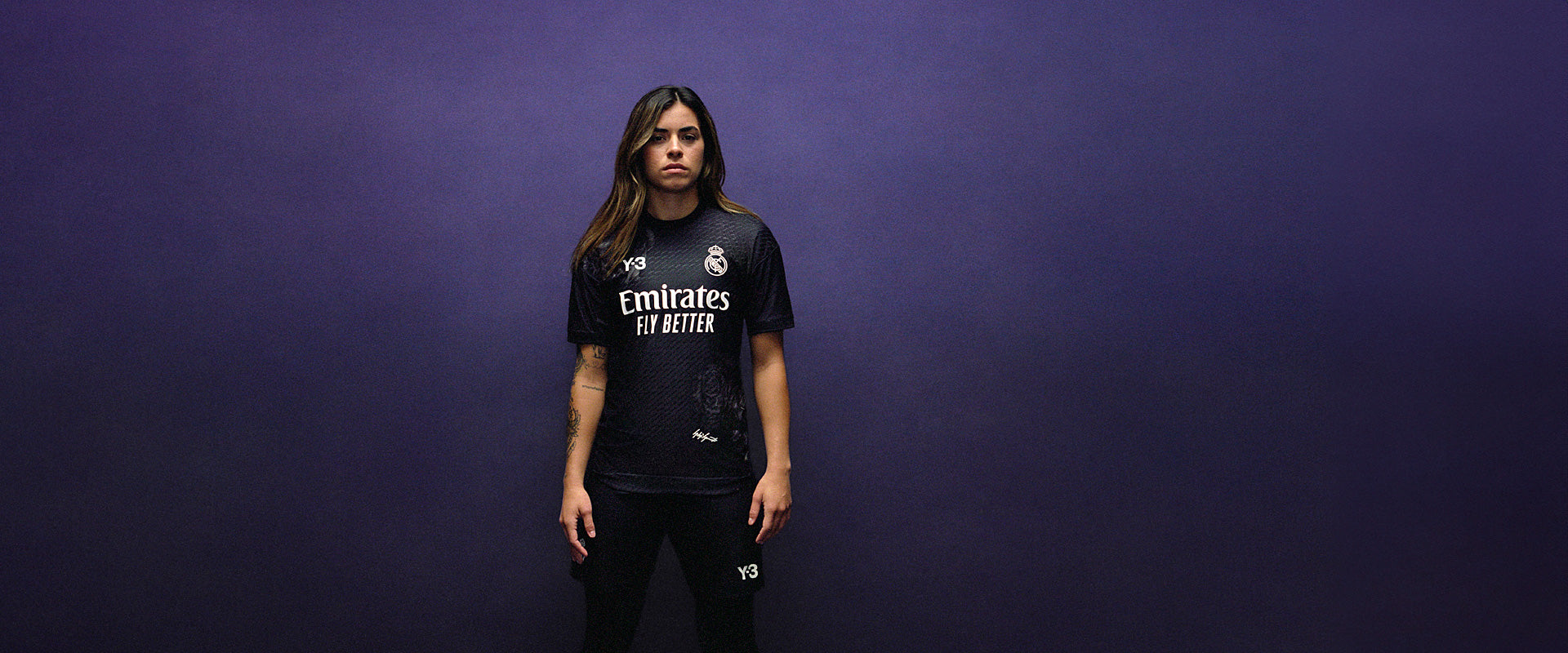 adidas Real Madrid x Y3 4th GK Shirt - Black - Mens Replica