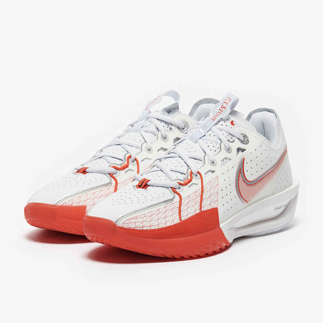 Nike G.T. Cut 3 - Summit White/Metallic Silver/Picante Red