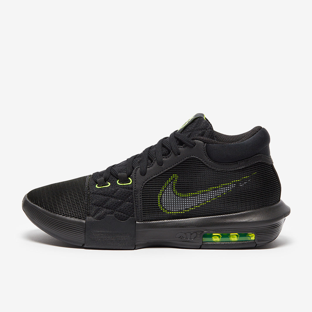 Nike LeBron Witness 8 - Black/White/Volt - Trainers - Mens Shoes