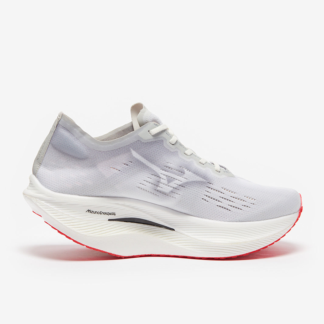Mizuno Wave Rebellion Pro 2 - White/Harbor Mist/Cayenne - Mens Shoes