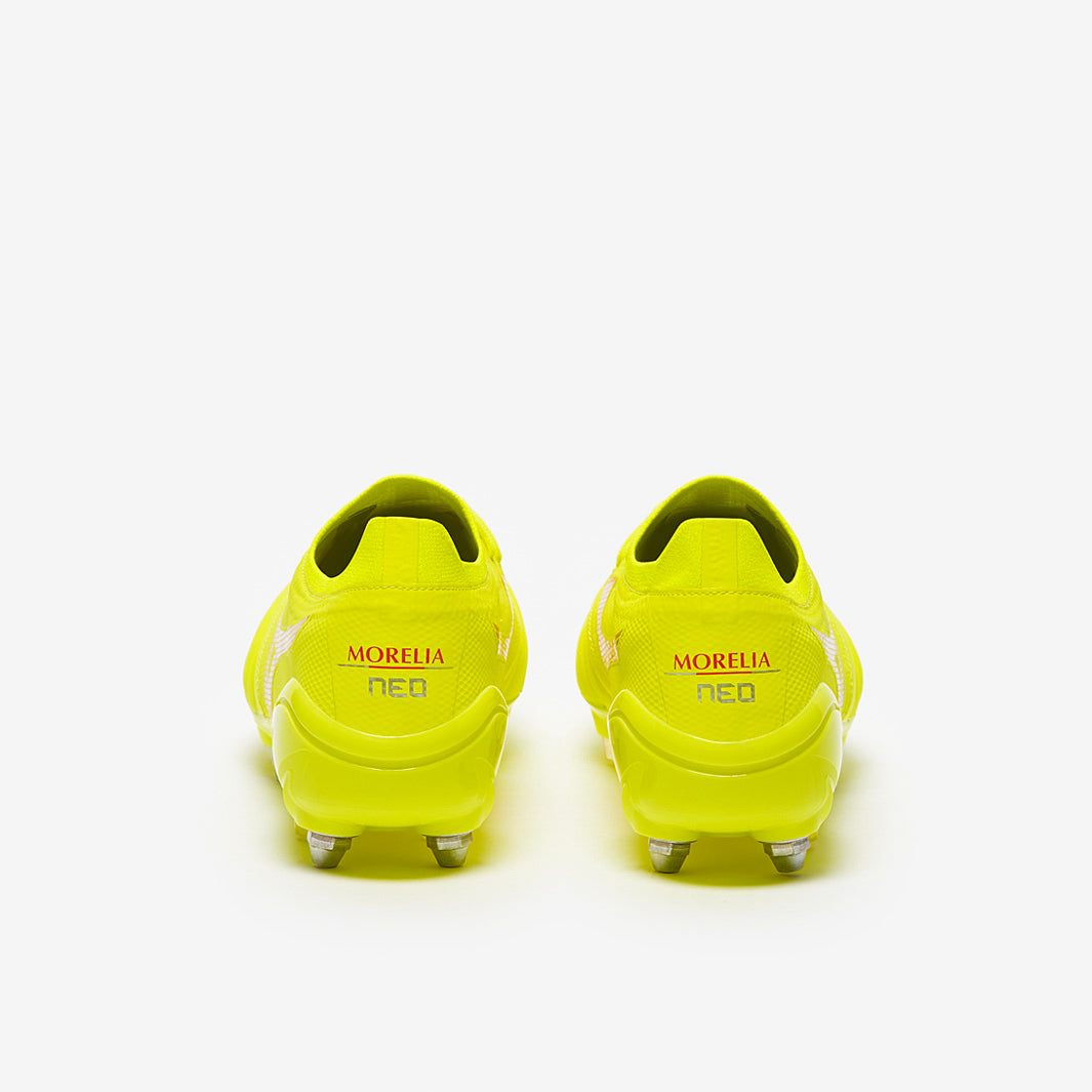 Mizuno Morelia Neo IV Beta Elite Mix Soft Ground - Safety Yellow