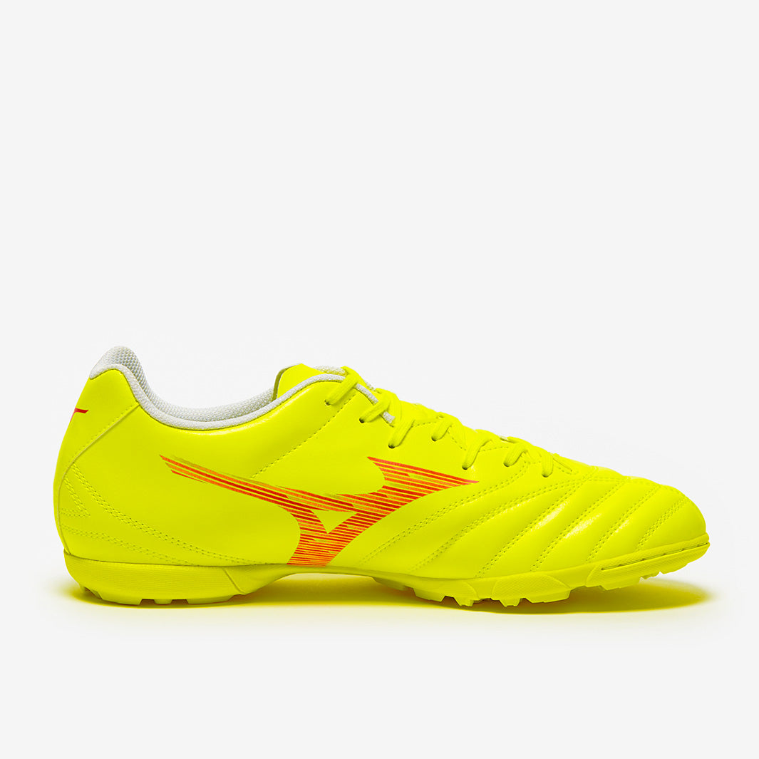 Mizunio Monarcida Neo III Select Turf - Safety Yellow/Fiery Coral