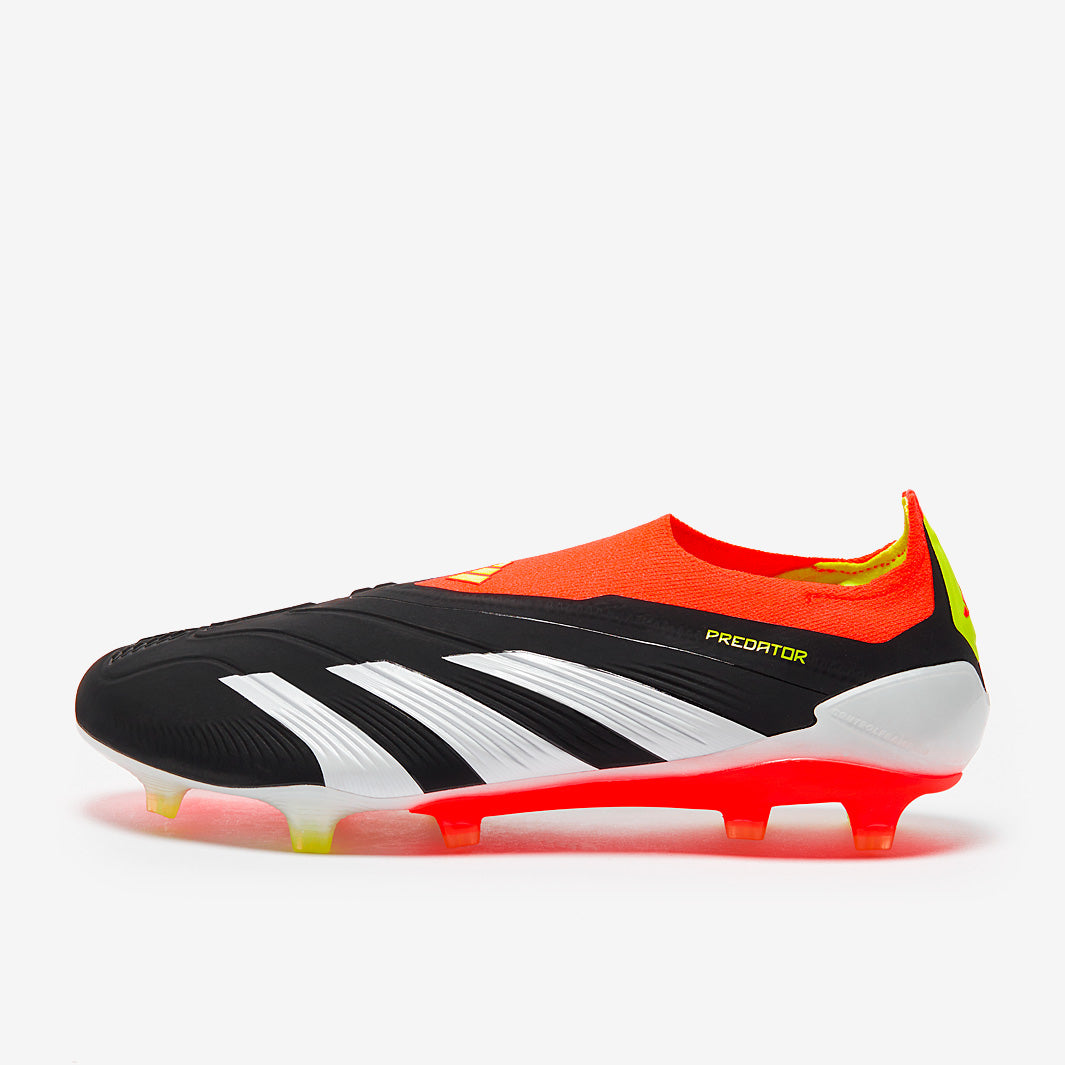 adidas Predator Elite Laceless Firm Ground - Core Black/White