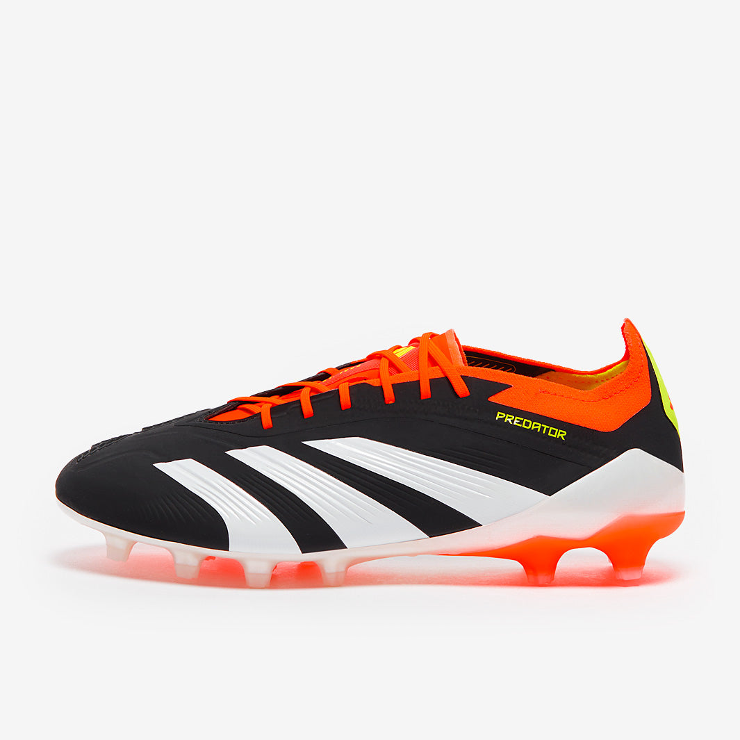 adidas Predator Elite Laced Artificial Grass - Core Black/White