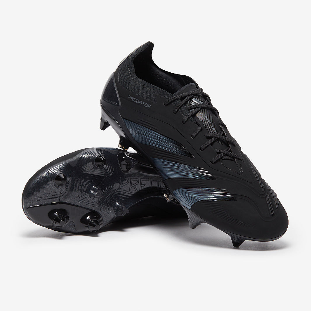  PREDATOR ELITE コアブラック adidas Predator Elite Laced Soft Ground - Core Black/Carbon/Core