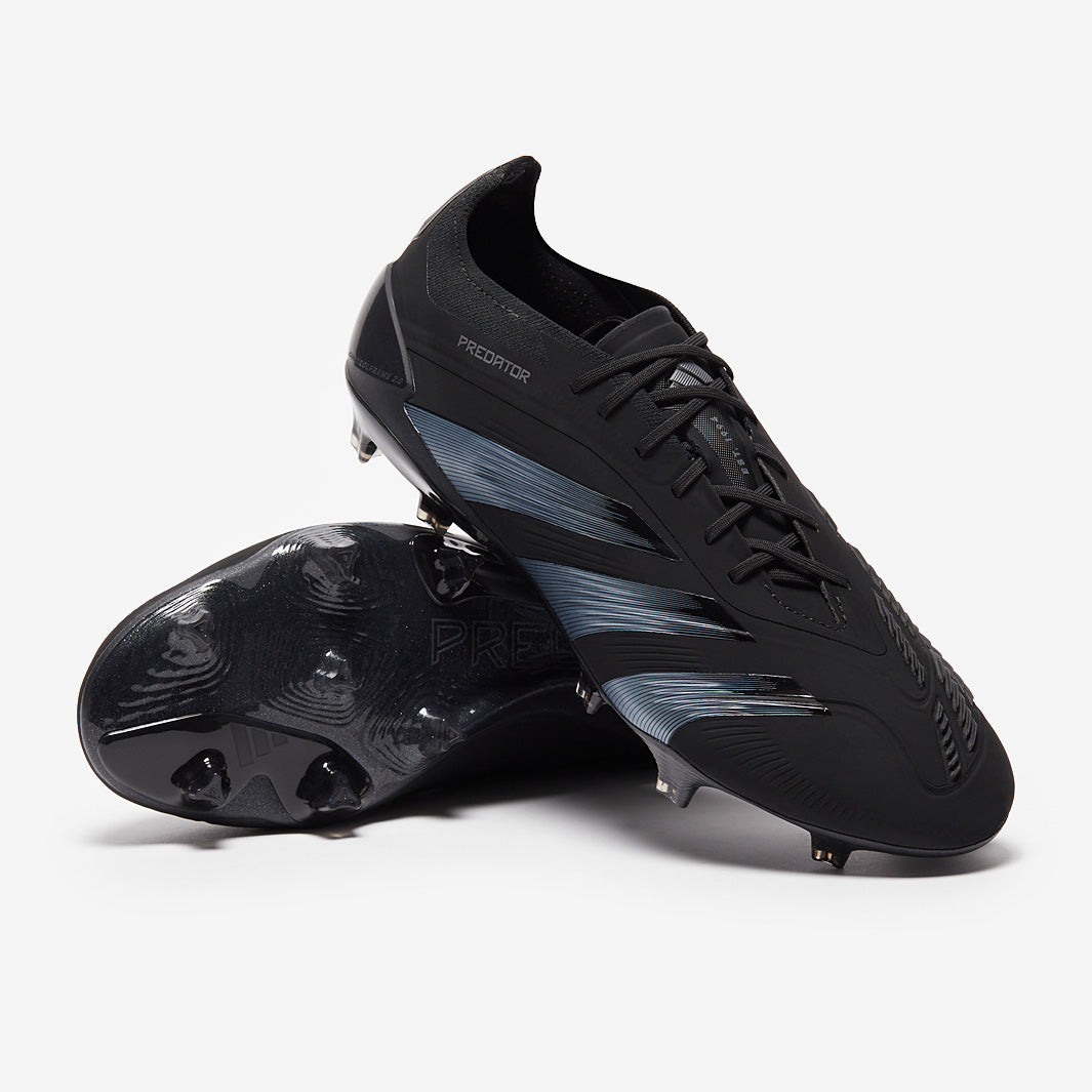 adidas Predator Accuracy+ FG - Core Black/Core Black/White - Mens