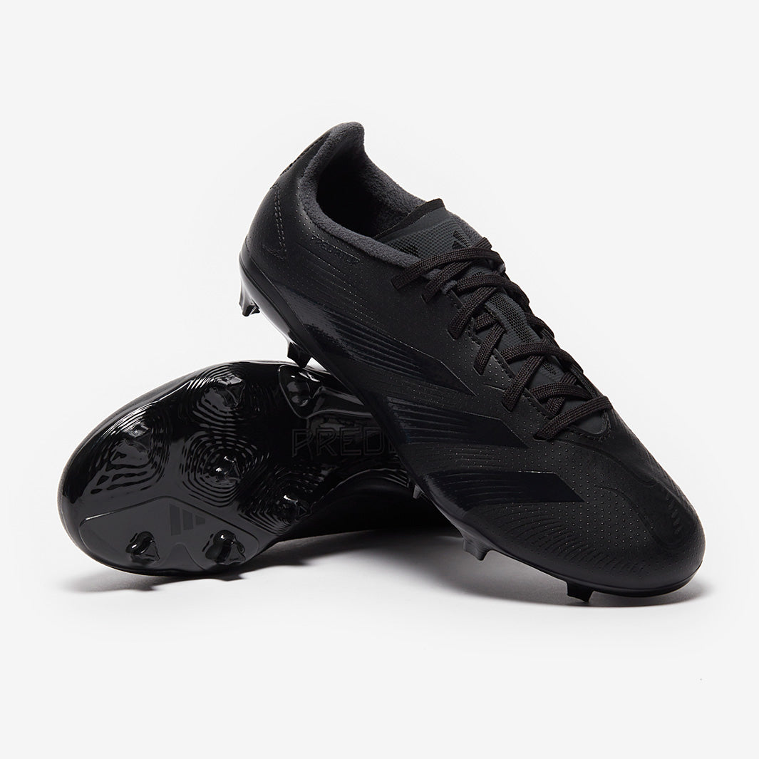 adidas Predator League Laceless Firm Ground - Core Black/Carbon