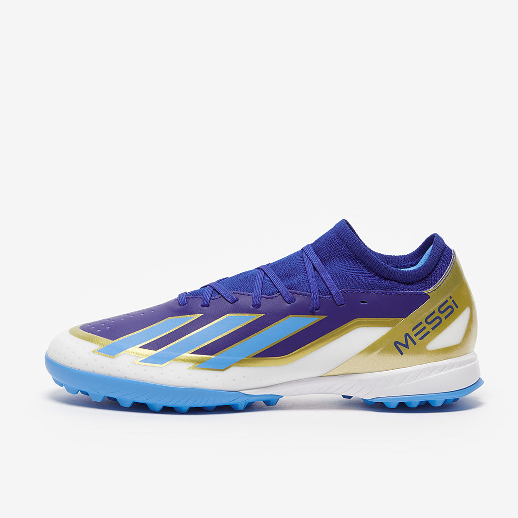 messi adidas X Crazyfast Messi League Turf - Lucid Blue/Blue Burst/White