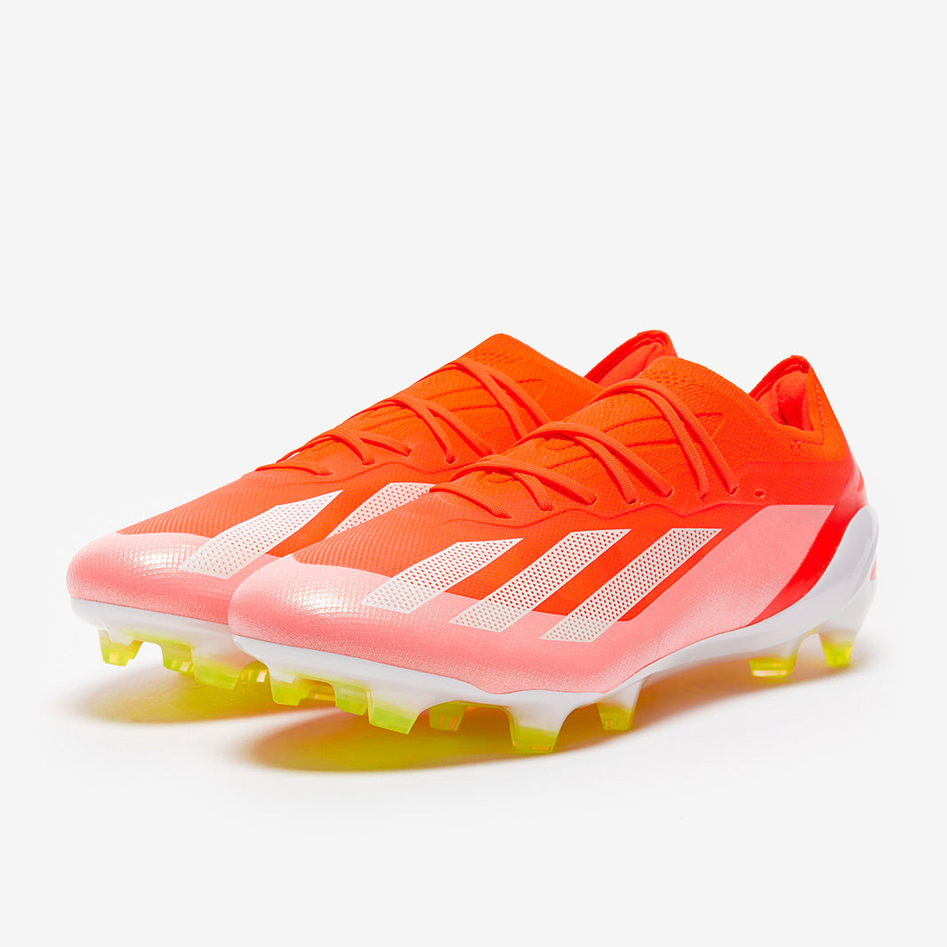 adidas X クレイジーファストFGAG オレンジ adidas X Crazyfast Elite Firm Ground - Solar Red/White/Team Solar