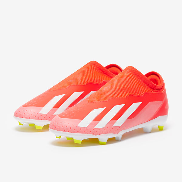 adidas Kids X Crazyfast League Laceless FG