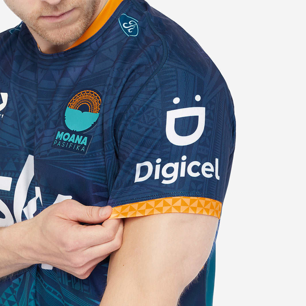 Dynasty Moana Pasifika 2024 Replica Home Shirts - Blue - Mens Replica
