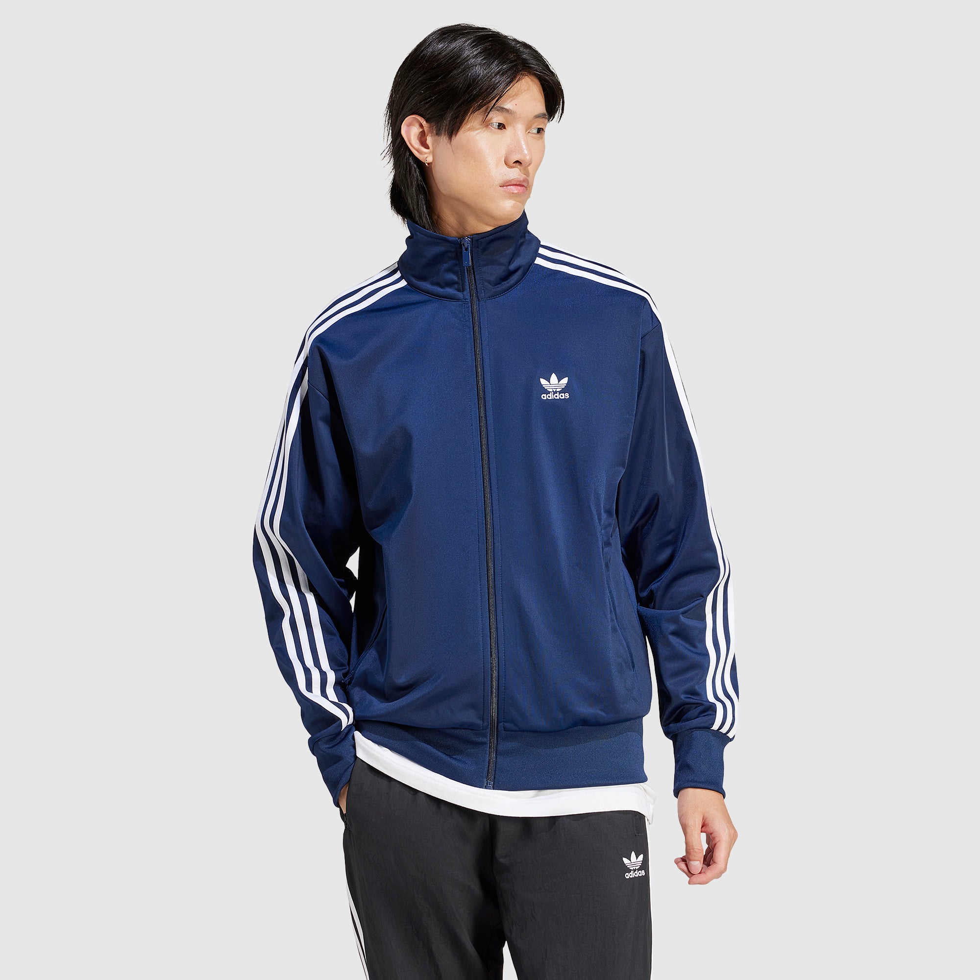 トップス  Firebird Track Top Indigo size S adidas Originals Firebird Track Top - Night Indigo - Tops - Mens