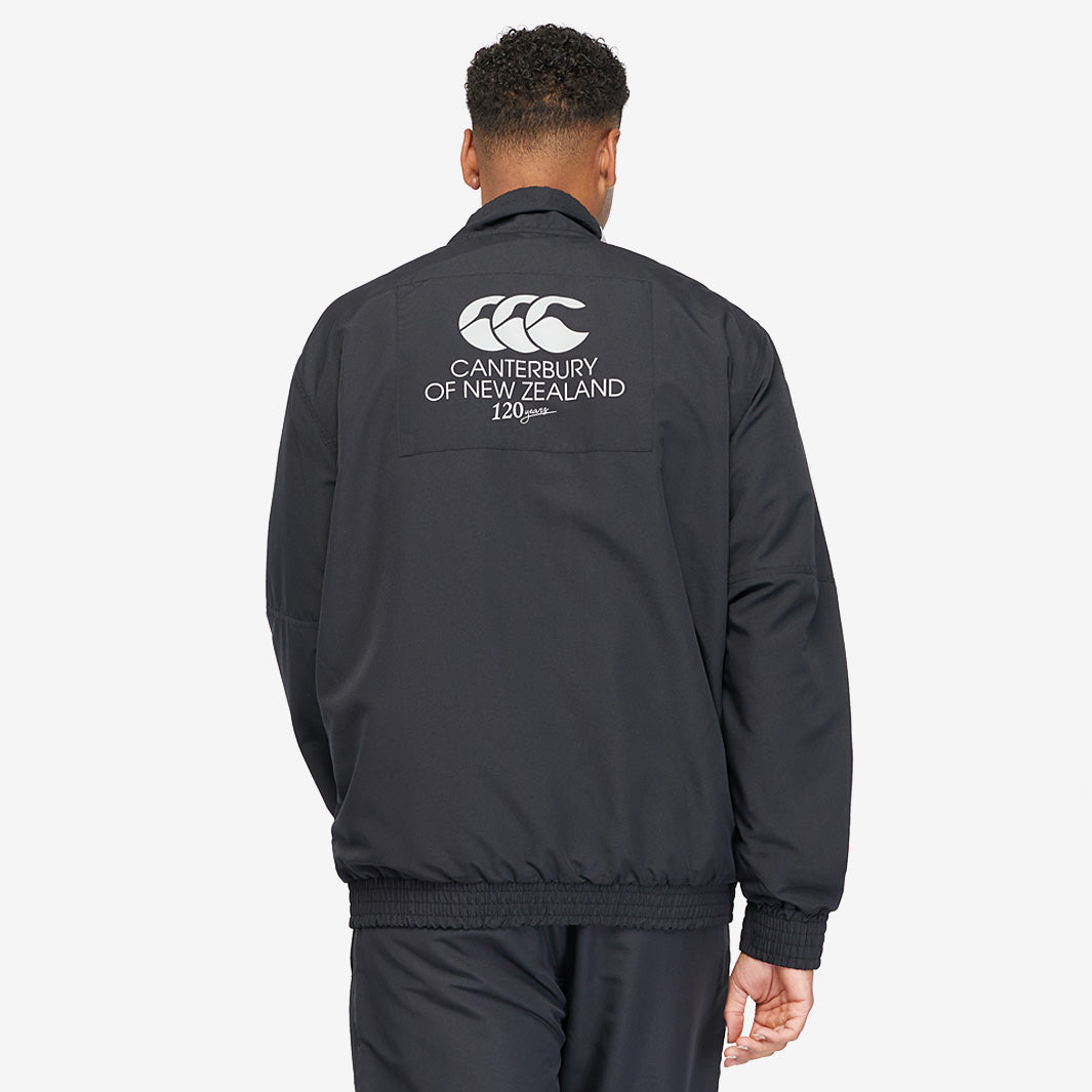 美品　Canterbury of New Zealand アウター 黒 Canterbury Legends Woven Track Jacket - Jet Black - Mens Clothing