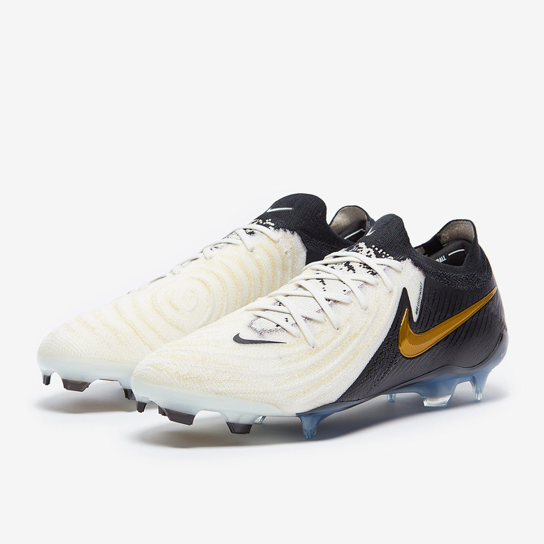 Nike Phantom GX II Elite Firm Ground - White/Black/Metallic Gold