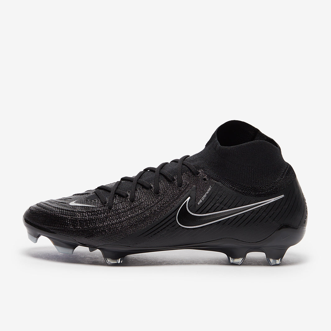 Nike Phantom Luna II Elite Firm Ground - Black/Black - Adult Boots