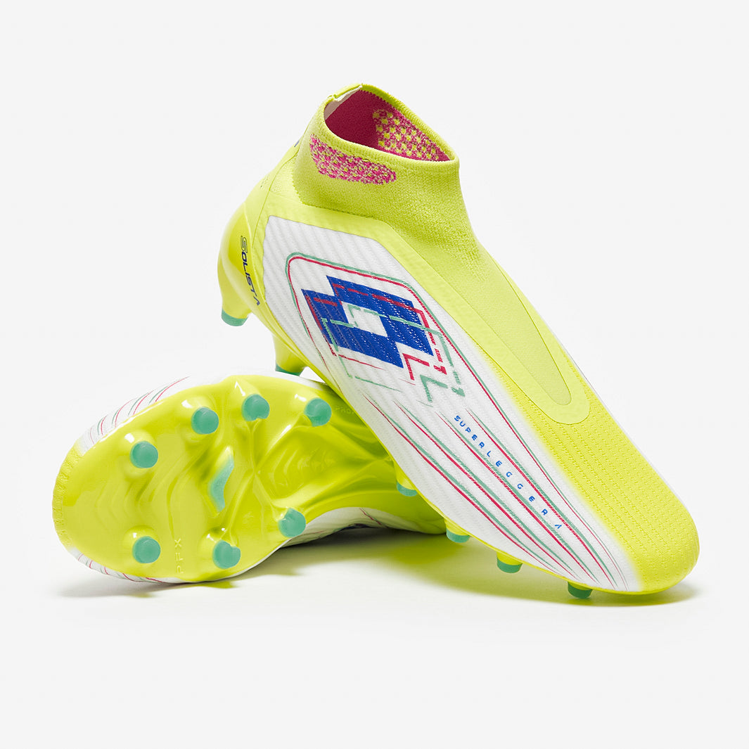 Lotto Solista 100 VIII Gravity Firm Ground - Sunny Lime/Surf The