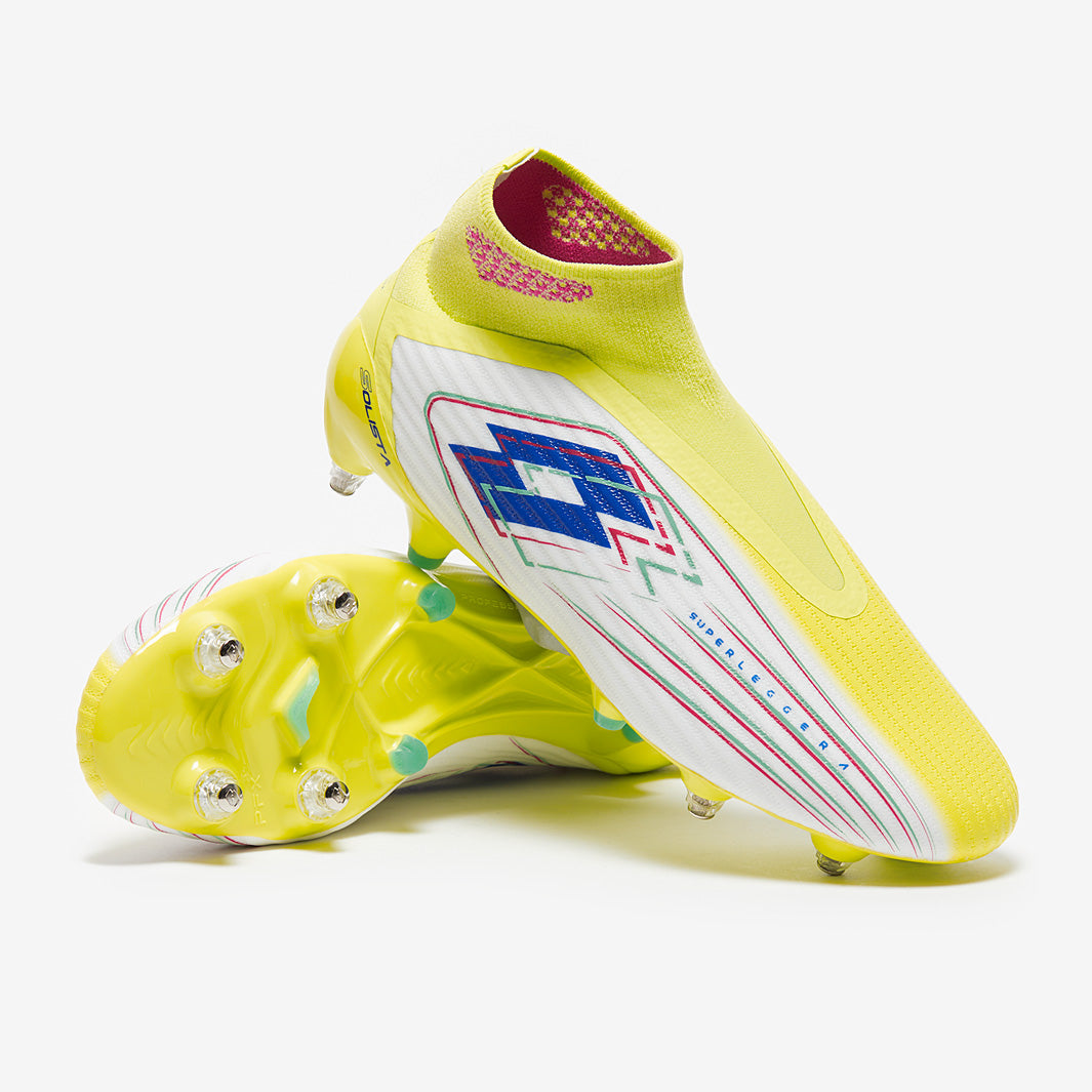 Lotto Solista 100 VIII Gravity Firm Ground - Sunny Lime/Surf The