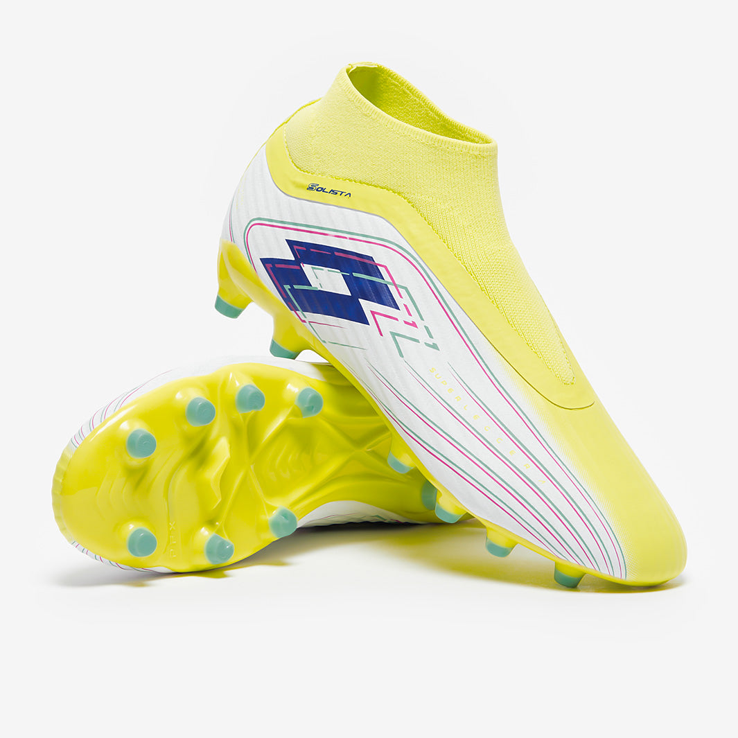 Lotto Solista 100 VIII Gravity Firm Ground - Sunny Lime/Surf The