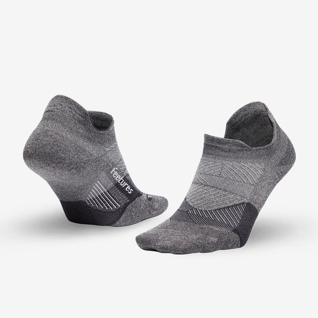 Feetures Merino 10 Max Calzini No Show Con Linguetta - In Lana Merino E Tencel - Uomo E Donna - Garanzia A Vita