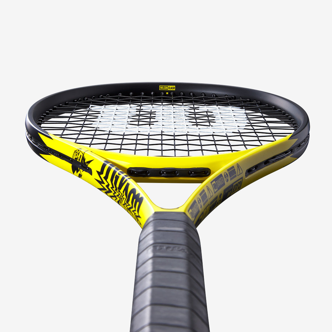 Wilson Minions Clash 100 V2.0 - Yellow/Black - Mens Rackets