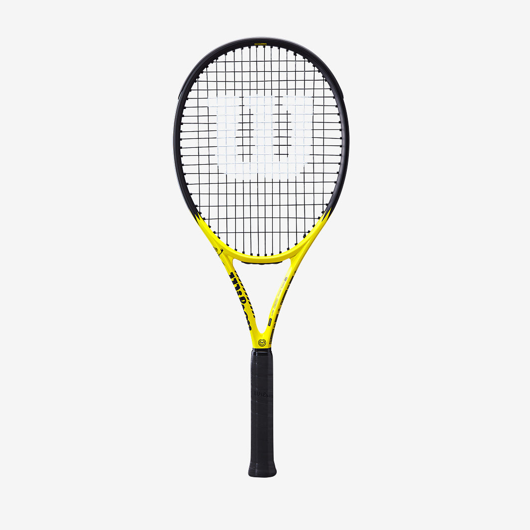 Wilson Minions Clash 100L V2.0 - Yellow/Black - Mens Rackets
