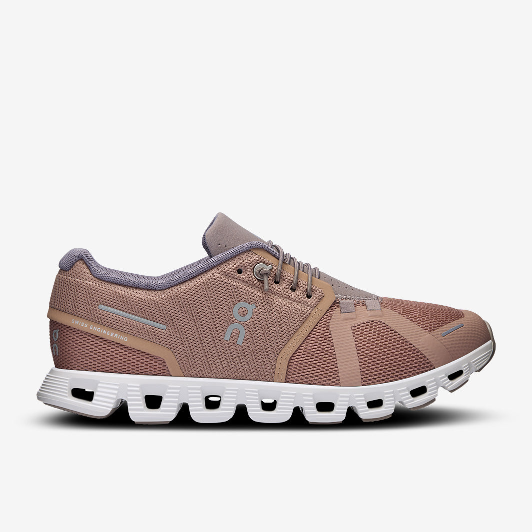 【On】 Cloud5 Rosebrown/Fog (Women's) On Womens Cloud 5 - Rosebrown/Fog - Trainers - Womens Shoes
